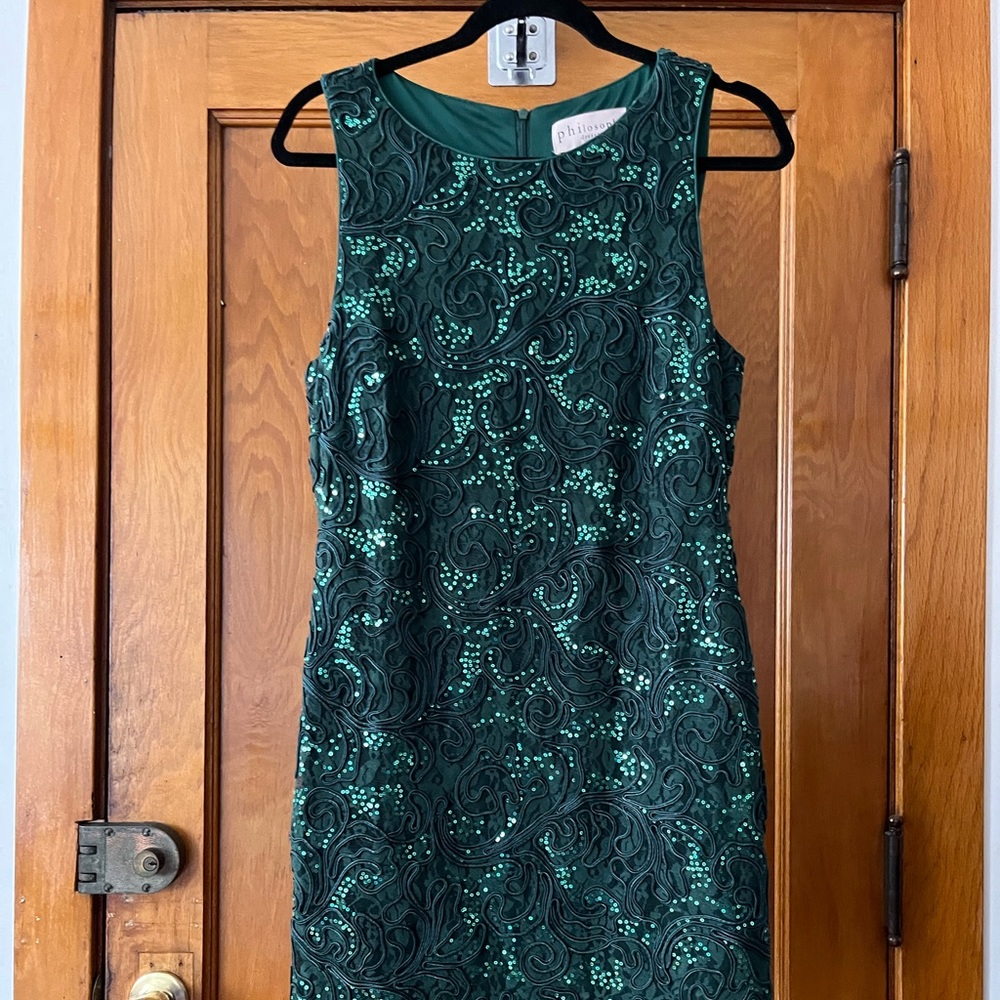 Philosophy Green Glimmer Dress